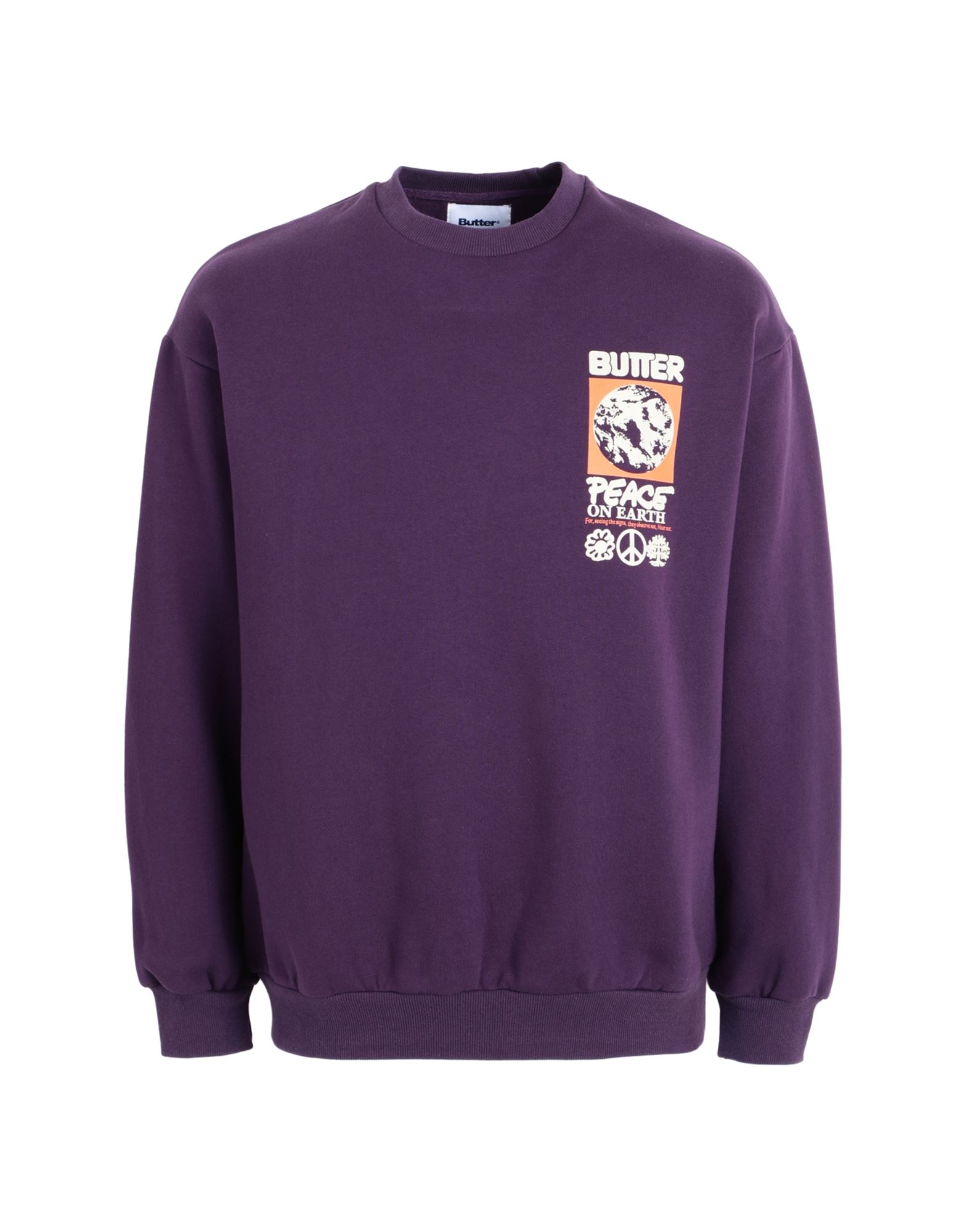 BUTTER GOODS Sweatshirt Herren Dunkelviolett von BUTTER GOODS