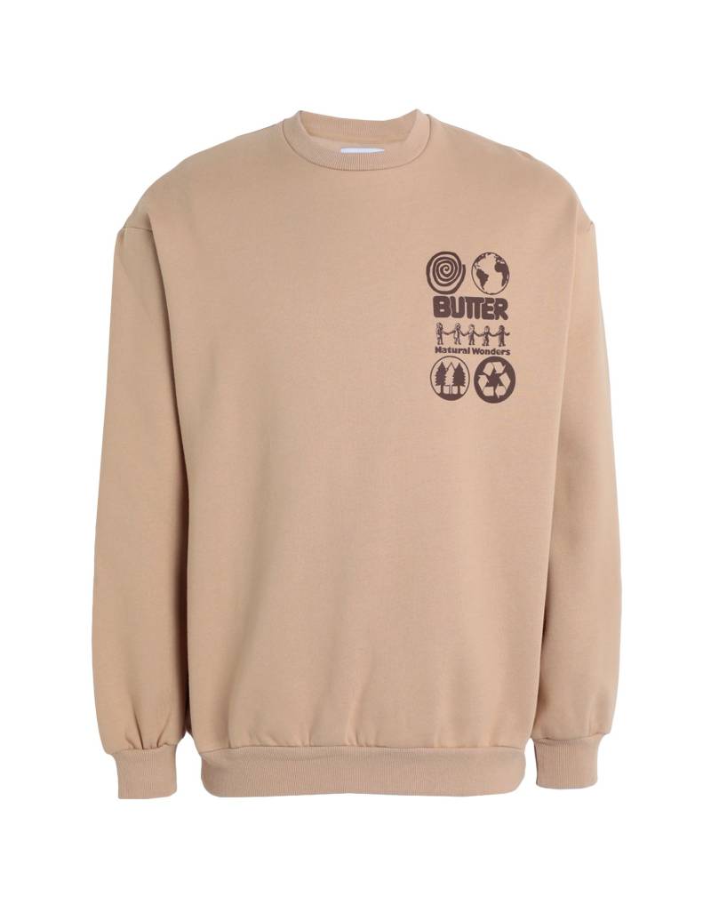 BUTTER GOODS Sweatshirt Herren Sand von BUTTER GOODS