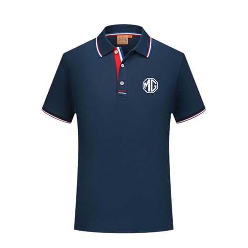 Herren-T-Shirts, Für MG MG3/MG5/MG6/MG7/ZS Leichte Comfortable Kurzarm Herren-Aktiv-T-Shirts personalisiertes Halbarm Top Auto Kleidung,A-XXL Herren-T-Shirts, Für MG MG3/MG5/MG6/MG7/ZS Leichte Comfortable Kurzarm Herren-Aktiv-T-Shirts personalisiertes Halbarm Top Auto Kleidung,A-XXL von BUVBRJDR