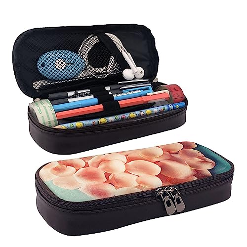 BUYQKANXX Federmäppchen aus PU-Leder in Herzform mit Blumenblättern, kompakt und vielseitig, niedliches Federmäppchen, Bleistift-Organizer mit Reißverschluss, Schwarz , Einheitsgröße, Kosmetiktasche BUYQKANXX Federmäppchen aus PU-Leder in Herzform mit Blumenblättern, kompakt und vielseitig, niedliches Federmäppchen, Bleistift-Organizer mit Reißverschluss, Schwarz , Einheitsgröße, Kosmetiktasche von BUYQKANXX