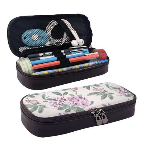 BUYQKANXX Federmäppchen mit Altrosen-Aufdruck, PU-Leder – kompakt und vielseitig, Schreibwaren-Organizer, niedliches Federmäppchen, Bleistift-Organizer mit Reißverschluss, Schwarz , Einheitsgröße, BUYQKANXX Federmäppchen mit Altrosen-Aufdruck, PU-Leder – kompakt und vielseitig, Schreibwaren-Organizer, niedliches Federmäppchen, Bleistift-Organizer mit Reißverschluss, Schwarz , Einheitsgröße, von BUYQKANXX