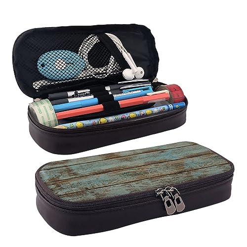 BUYQKANXX Rustikales Federmäppchen aus PU-Leder mit altem Scheunen-Motiv, kompakt und vielseitig, niedliches Federmäppchen, Bleistift-Organizer mit Reißverschluss, Schwarz , Einheitsgröße, BUYQKANXX Rustikales Federmäppchen aus PU-Leder mit altem Scheunen-Motiv, kompakt und vielseitig, niedliches Federmäppchen, Bleistift-Organizer mit Reißverschluss, Schwarz , Einheitsgröße, von BUYQKANXX