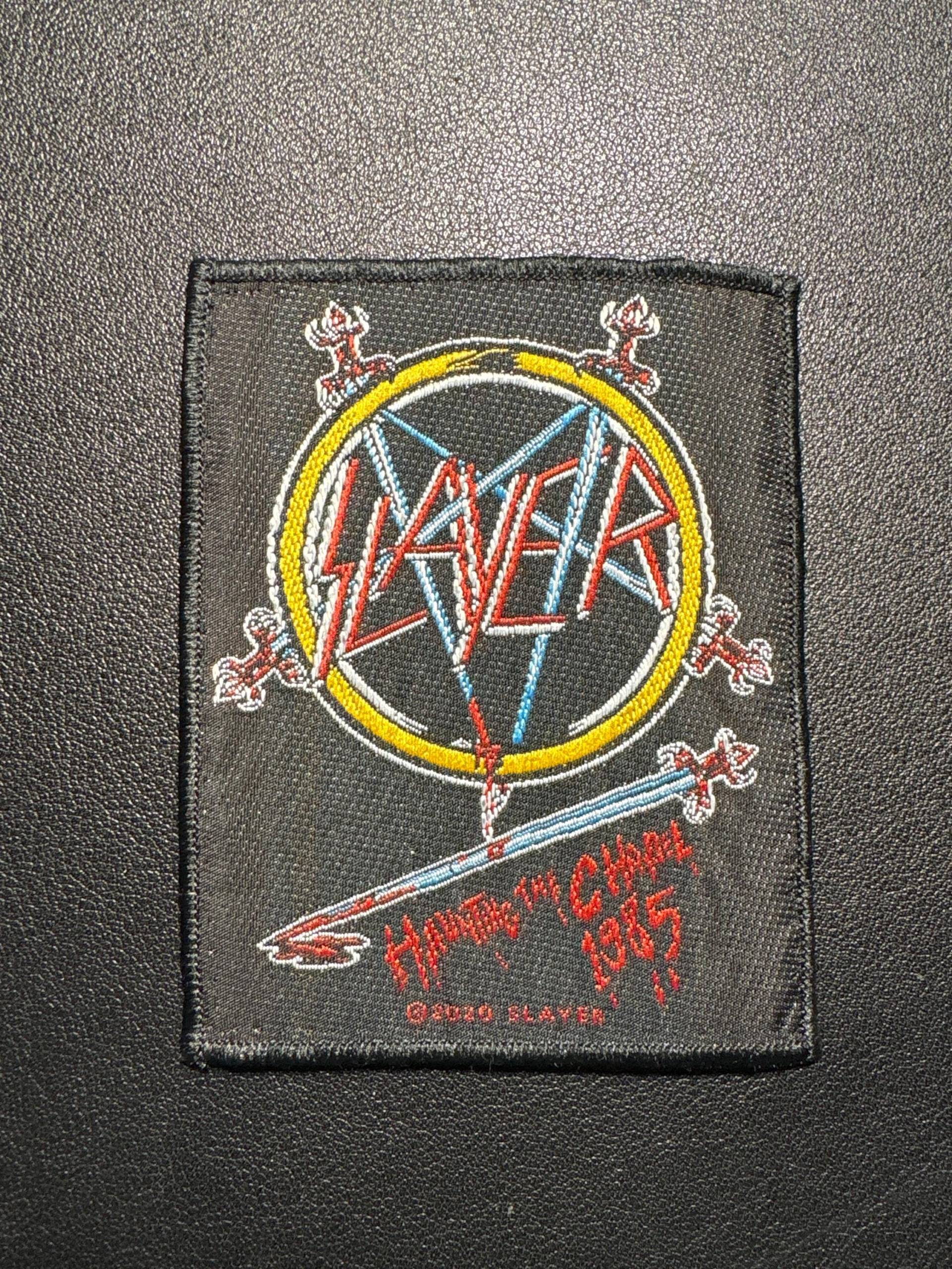 Woven Patch Slayer - Haunting The Chapel 1985 von BVAShop