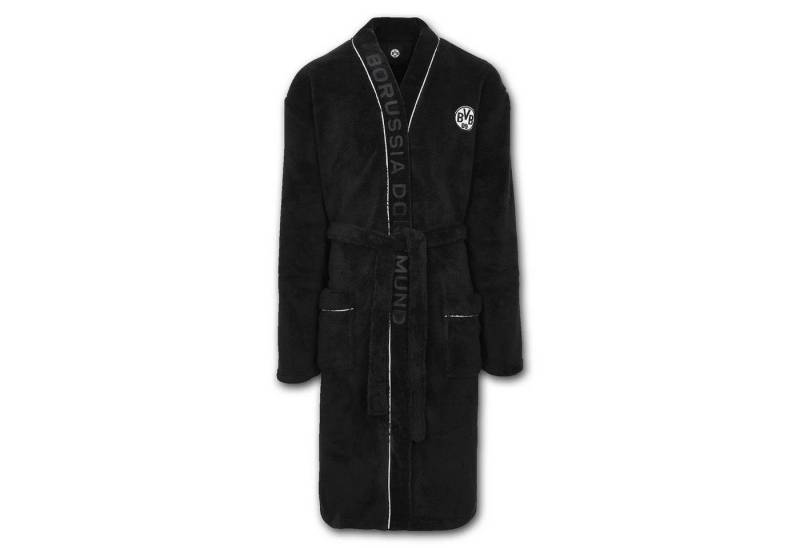 BVB MERCHANDISING Bademantel BVB Bademantel Herren, Bis an die Waden, Polyester von BVB MERCHANDISING