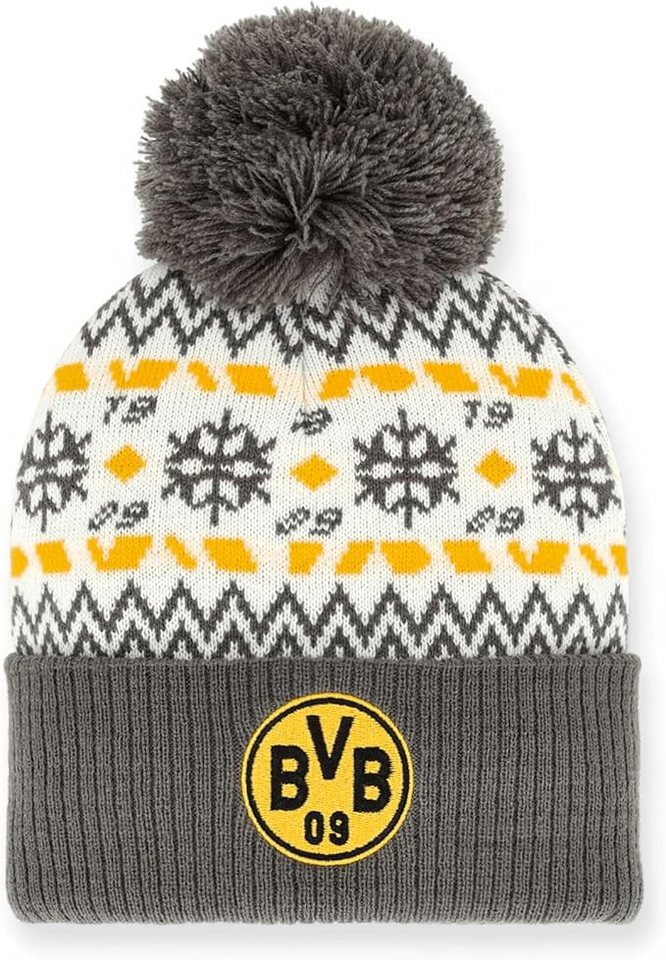 BVB MERCHANDISING Bommelmütze BVB Winter Wonder Mütze von BVB MERCHANDISING