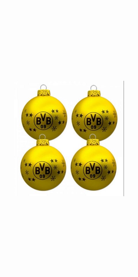 BVB Armband BVB Christbaumkugeln 4er von BVB