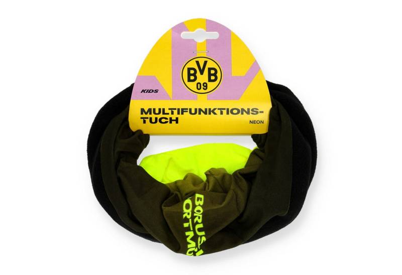 BVB Multifunktionstuch BVB Multifunktionstuch schwarz-neon Kinder, (1-St) von BVB
