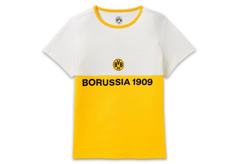 BVB T-Shirt BVB T-Shirt Colorblock Kinder gelb (1-tlg) von BVB