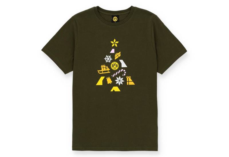 BVB T-Shirt BVB Winter Wonder T-Shirt olive (1-tlg) von BVB