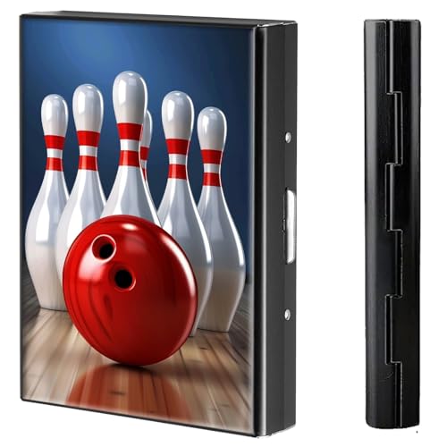 BVCLKJPOI Kreditkartenetui aus Metall, 6 Kartenfächer, RFID-blockierende Edelstahl-Geldbörse, schlanke Metall-Kreditkarten-Brieftasche, mit zuverlässigem Druckknopf, Metallgeldbörse für Damen und von BVCLKJPOI