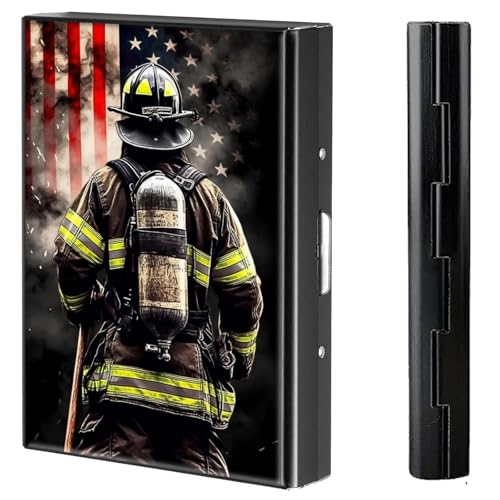 BVCLKJPOI Kreditkartenetui aus Metall, 6 Kartenfächer, RFID-blockierende Edelstahl-Geldbörse, schlanke Metall-Kreditkarten-Brieftasche, mit zuverlässigem Druckknopf, Metallgeldbörse für Damen und von BVCLKJPOI