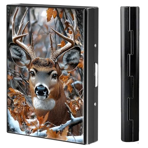 BVCLKJPOI Kreditkartenetui aus Metall, 6 Kartenfächer, RFID-blockierende Edelstahl-Geldbörse, schlanke Metall-Kreditkarten-Brieftasche, mit zuverlässigem Druckknopf, Metallgeldbörse für Damen und von BVCLKJPOI