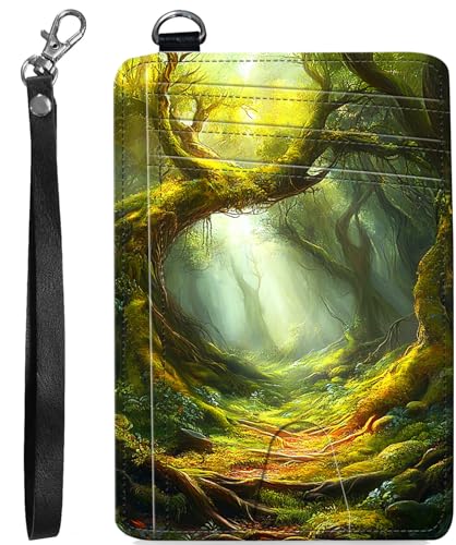 BVCLKJPOI RFID Blocking Wallet Women Slim Credit Card Holder with ID Window, Cute Small Front Pocket Card Wallet, Minimalist PU Leather Card Case for Travel Shopping Office Use, A2, Grün/Wald BVCLKJPOI RFID Blocking Wallet Women Slim Credit Card Holder with ID Window, Cute Small Front Pocket Card Wallet, Minimalist PU Leather Card Case for Travel Shopping Office Use, A2, Grün/Wald von BVCLKJPOI