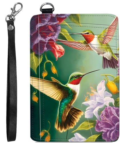 BVCLKJPOI RFID Blocking Wallet Women Slim Credit Card Holder with ID Window, Cute Small Front Pocket Card Wallet, Minimalist PU Leather Card Case for Travel Shopping Office Use, A2, Kolibri BVCLKJPOI RFID Blocking Wallet Women Slim Credit Card Holder with ID Window, Cute Small Front Pocket Card Wallet, Minimalist PU Leather Card Case for Travel Shopping Office Use, A2, Kolibri von BVCLKJPOI
