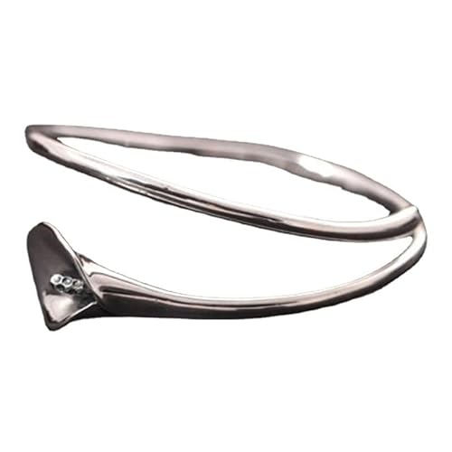 BVFRA Armband Damen Silber,Sterling Silber Armband Vintage Calla Lilie Open Cuff Armreif Freundschaftsarmbänder Geschenk S990 Silberschmuck Für Frauen Freundin Ehefrau von BVFRA