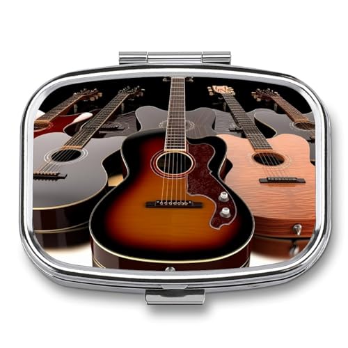 BVKWNTSA Tragbare quadratische Metallgitarre bedruckte Medizinbox – langlebiger und wasserdichter intimer medizinischer Begleiter BVKWNTSA Tragbare quadratische Metallgitarre bedruckte Medizinbox – langlebiger und wasserdichter intimer medizinischer Begleiter von BVKWNTSA