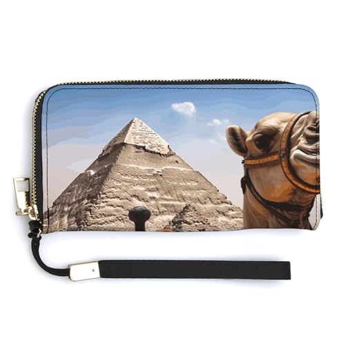 Modische große Handtasche mit Pyramiden-Kamelmuster, internes Design mit mehreren Fächern, erfüllt Ihre vielfältigen Reisebedürfnisse Modische große Handtasche mit Pyramiden-Kamelmuster, internes Design mit mehreren Fächern, erfüllt Ihre vielfältigen Reisebedürfnisse von BVKWNTSA