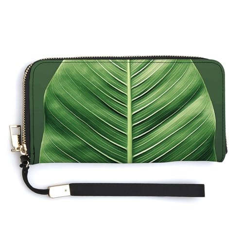 Modische große Sommer-Handtasche mit tropischem Blattmuster, internes Design mit mehreren Fächern, erfüllt Ihre vielfältigen Reisebedürfnisse von BVKWNTSA