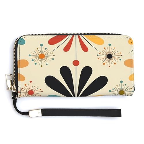 Modische lange Handtasche mit großem Fassungsvermögen, Retro-Stil, modernes Design, mit mehreren Fächern – erfüllt Ihre vielfältigen Reisebedürfnisse von BVKWNTSA