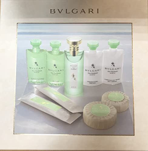 Bulgari Set(Au The Blanc femme/woman Eau de Cologne,75ml+Refreshing towels,2xStück+Shampoo,75ml+Conditioner,75ml+Body Lotion,75ml+Shower Gel,75ml+Soap,50g+Soap,75g), 1 Stück von BVLGARI