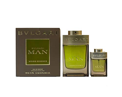 Bvlgari Man Wood Essence Set - Eau De Parfum 100 ml + Edp 15 ml von BVLGARI