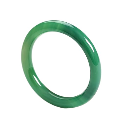 100% echte Jade Armbänder 7A Grün Jade Armband Handgeschnitzt Smaragd Armbänder Geschenk für Frauen Party(54-56mm) von BVMKNI