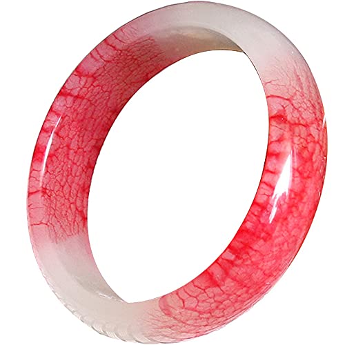 Armband aus natürlicher Jade repräsentiert Glück und Glück. Handgeschnitztes Glücksamulett für sich selbst oder Familie oder Ihre Freunde/56-58mm(60-62Mm) von BVMKNI