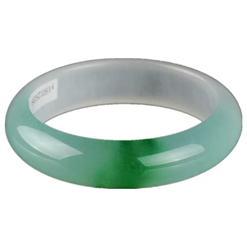 Armreif Natur Jade Armband Sammlung Handwerk Jadeit Jade Armband Symbol und Glück Mode Handwerk Zubehör mit Geschenkbox / 64mm(58mm) von BVMKNI