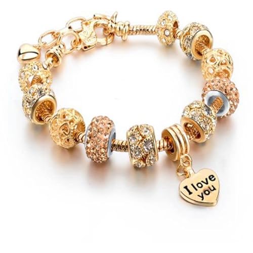 Damen Kreatives Armband mit Perlen aus Schlangenknochen Premium Feel Damen Perlenarmband Armband mit Anhänger Armbänder Handgemachte Schmuck Andenken Armbänder für Paare von BVMKNI