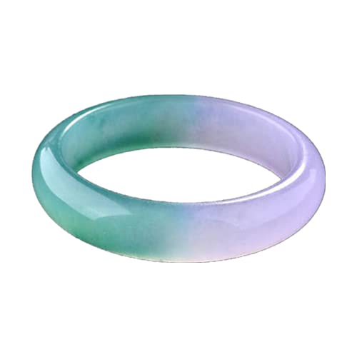 Natürliche Jade Armbänder für Frauen Klassischer chinesischer Stil Jade Armband Handgeschnitztes Glücksamulett mit Box / 62-63mm(60-61Mm) von BVMKNI