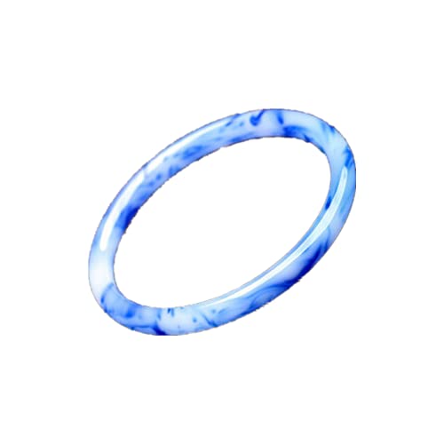 Natürliche Jade Armband im chinesischen Stil Runde Armband mit Anhänger Modeschmuck Symbol und Glück passt gut zu jedem Outfit mit Geschenkbock/60-62mm(56-58Mm) von BVMKNI