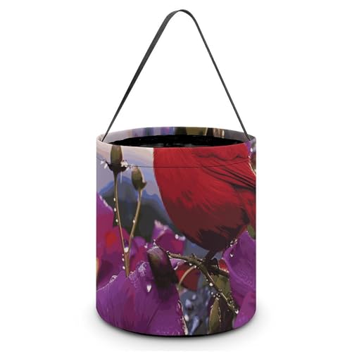 Maße (B x L x L): 20 x 18 x 18 cm, Halloween-Tragetasche, bedruckt, Motiv: Morning Glory – wiederverwendbar für Partys und Geschenke von BVNMT