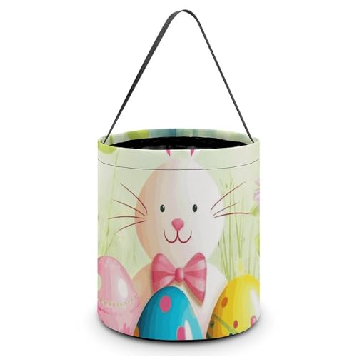 Maße: 20 x 21 x 18 cm (B x L x L); Halloween-Tragetasche, Frühlings-/Frohe Osterfeiertage, bedruckte Süßigkeitentüten – wiederverwendbar für Partys und Geschenke von BVNMT
