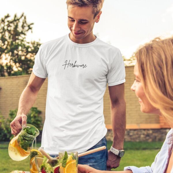 BVeganly Organic Unisex "Herbivore" T-Shirt, 100 % Bio-Baumwolle BVeganly Organic Unisex "Herbivore" T-Shirt, 100 % Bio-Baumwolle von BVeganly