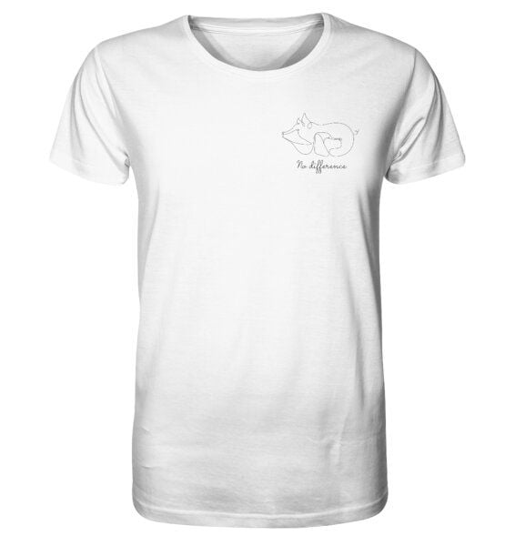 BVeganly Organic Unisex T-Shirt "No difference" aus Bio-Baumwolle BVeganly Organic Unisex T-Shirt "No difference" aus Bio-Baumwolle von BVeganly