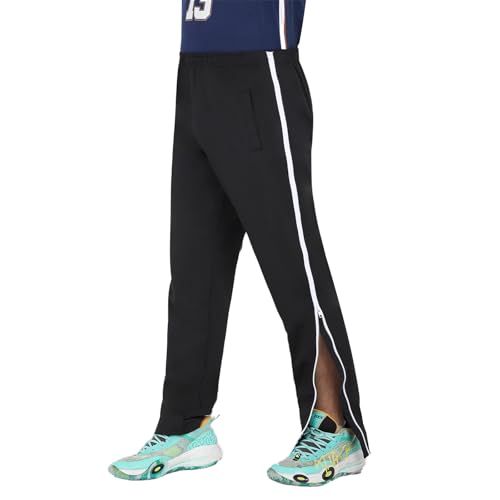 BWBIKE Herren Trainingshose Tear-Off Reha-Hose mit durchgehendem Seitenreißverschluss Outdoor-Trainingsanzug Casual Athletic Workout Jogginghose von BWBIKE