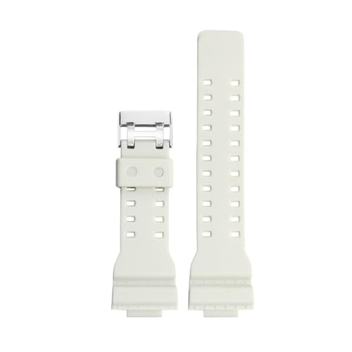 BWBVHRHZY 16mm Silikon Armband Fit for Casio Fit for G-Shock GA-110 GA-100 GA-120 GA-900 Camouflage Gummi Männer armband Armband(White) von BWBVHRHZY