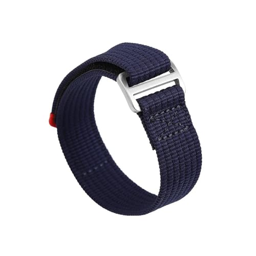 BWBVHRHZY 22mm Nylon Armband Fit for TUDOR M25707 M25717 M25807 Armee Militär Leinwand Armband Fit for Männer Frauen Sport armband(Dark blue) von BWBVHRHZY