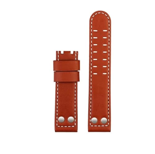 BWBVHRHZY Fit for Hamilton Khaki Aviation Uhr H77616533 H77616533 Uhr Armband Leder Fit for Jazz Field Männer Armband 20 22 Militär stil(Red brown no buckle,22mm) von BWBVHRHZY