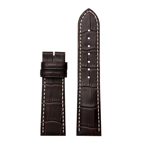 BWBVHRHZY Fit for Hamilton Lederarmband Khaki H7060573 Armband Hautstruktur Armband 20 mm 22 mm Herren Schwarz Braun(B brown no clasp,20mm) von BWBVHRHZY