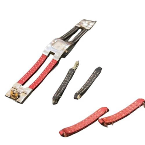 BWBVHRHZY Leder-Uhrenarmbänder, Herren-Damen-Oberschichtleder, bunter Gürtel(13mm) von BWBVHRHZY