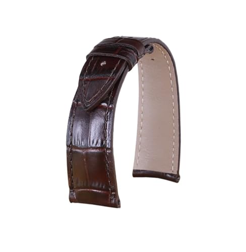 BWBVHRHZY Leder-Uhrenarmbänder ausblenden, schwarz, dunkelbraun, Uhrenzubehör, Herren-Armbänder, passend for Frederique Constant Classic(Darkbrown,21mm) von BWBVHRHZY