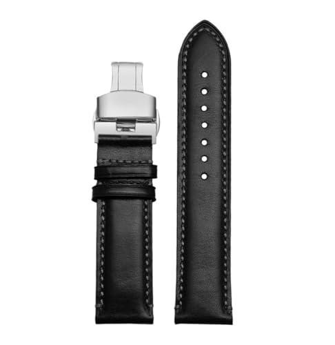 BWBVHRHZY Passend for Citizen Blue Angel Air Eagle Leder mit AT8020 JY8078 20 23 mm Herren-Uhrenarmband(Black-Steel-B1,22mm) von BWBVHRHZY