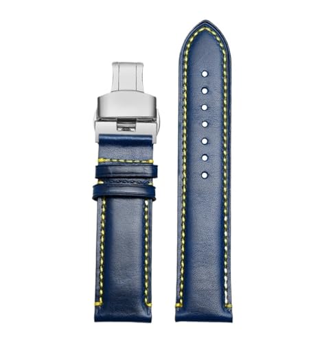 BWBVHRHZY Passend for Citizen Blue Angel Air Eagle Leder mit AT8020 JY8078 20 23 mm Herren-Uhrenarmband(Blue-Steel-B1,23mm) von BWBVHRHZY