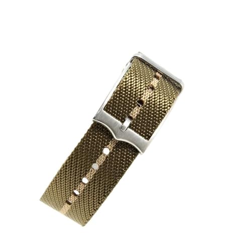 BWBVHRHZY Strapazierfähige Nylon-Uhrenarmbänder, passend for Tudor Biwan-Serie, kleine rote Blume, passend for Omega, passend for Rolex, Canvas-Jacquard-Strickuhr-Zubehör, 20–22 mm(Green golden-Steel, BWBVHRHZY Strapazierfähige Nylon-Uhrenarmbänder, passend for Tudor Biwan-Serie, kleine rote Blume, passend for Omega, passend for Rolex, Canvas-Jacquard-Strickuhr-Zubehör, 20–22 mm(Green golden-Steel, von BWBVHRHZY