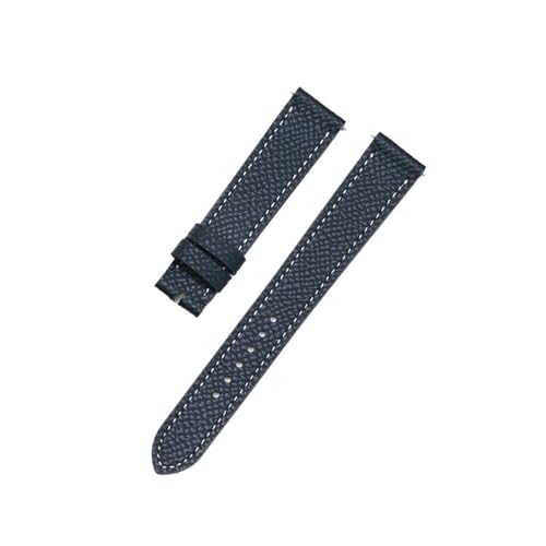 BWBVHRHZY Uhrenzubehör 20-mm-Ledergürtel mit Oberschicht, passend for Hermes H Hour HH1.510/501-Uhrenarmbänder mit geprägter Textur(Black 2,16mm) von BWBVHRHZY