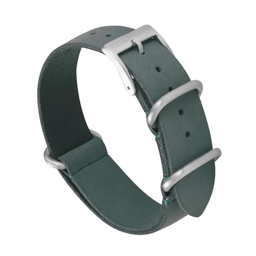 BWBVHRHZY Vintage Leder Uhrenarmband 20mm 22mm handgefertigtes Leder Uhrenarmband Ersatz passend for Herren Damen Uhrenzubehör(A,22mm) von BWBVHRHZY