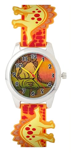 Kids Fun Time Stegosaurus Dinosaurier-Armbanduhr für Jungen und Kinder von BWC Ltd