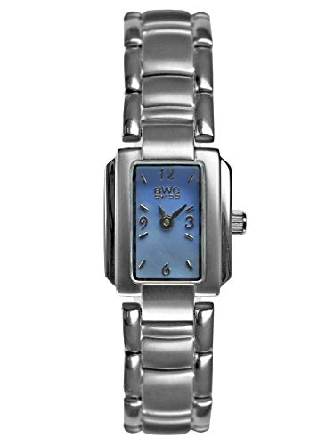 BWC Swiss Damen Uhr Analog Quarz mit Edelstahl Armband 201565002 von BWC Swiss