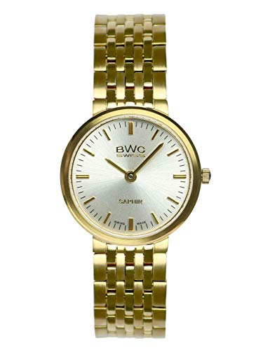 BWC Swiss Damen Uhr Analog Quarz mit Edelstahl Armband 200405152 von BWC Swiss